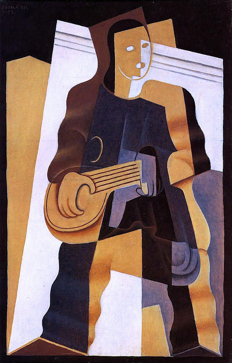  Juan Gris Pierrot - Hand Painted Oil Painting