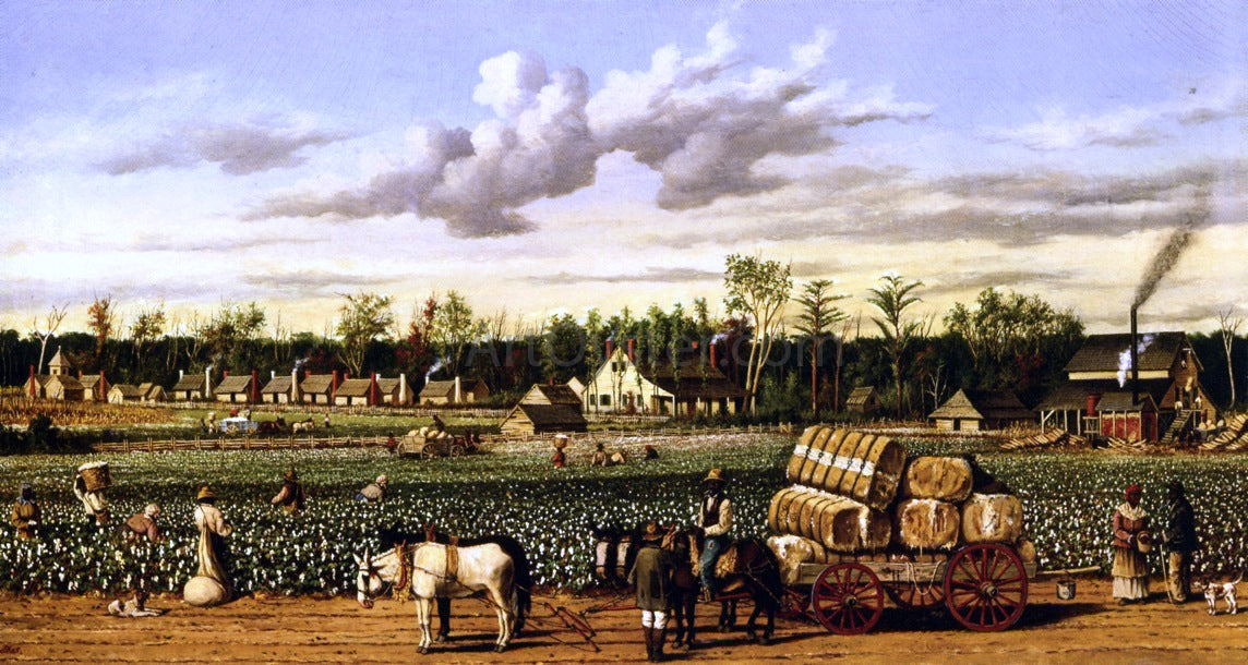  William Aiken Walker Plantation Economy - Hand Painted Oil Painting