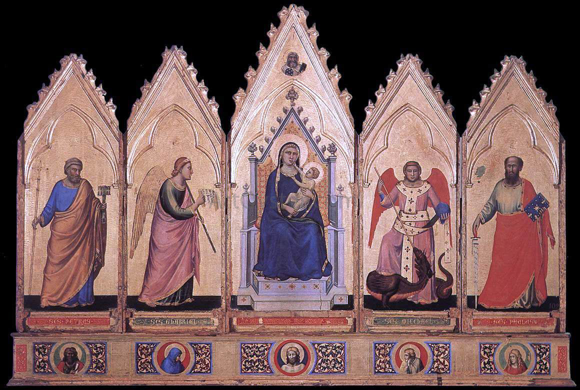  Giotto Di Bondone Polyptych - Hand Painted Oil Painting