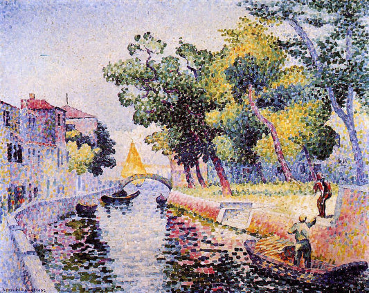  Henri Edmond Cross Ponte San Trovaso - Hand Painted Oil Painting