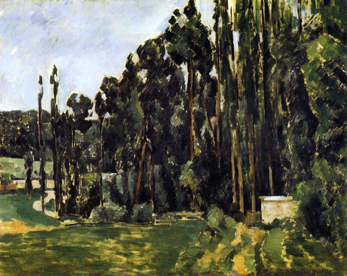  Paul Cezanne Poplars - Hand Painted Oil Painting
