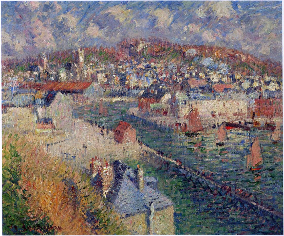  Gustave Loiseau Port of Fecamp - Hand Painted Oil Painting