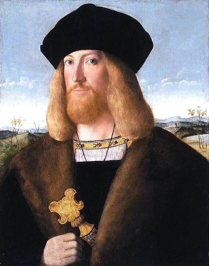  Bartolomeo Veneto Portrait of a Bearded Gentleman - Hand Painted Oil Painting