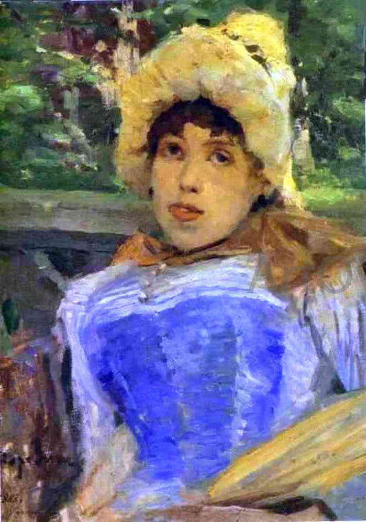  Constantin Alexeevich Korovin Portrait of a Chorus Girl - Hand Painted Oil Painting