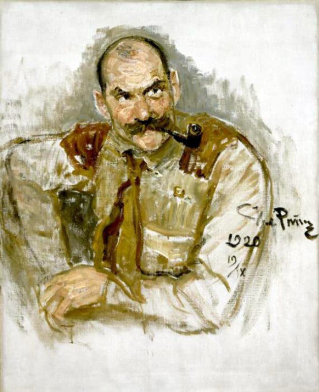  Ilia Efimovich Repin Portrait of A. Gallen-Kallela - Hand Painted Oil Painting