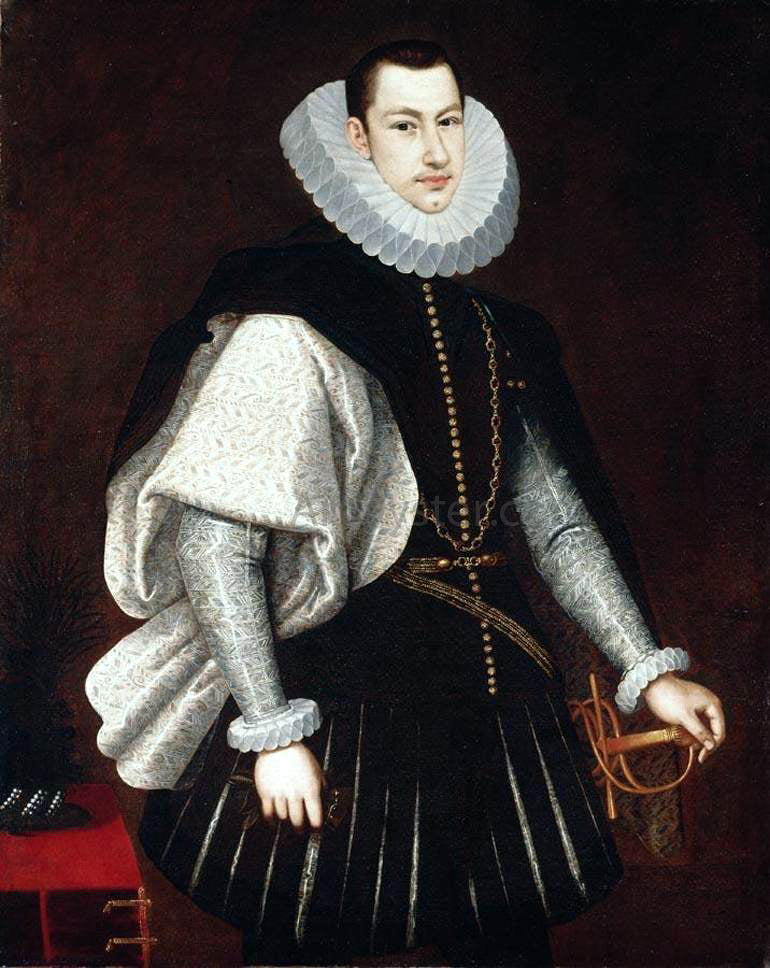  Rodrigo De Villandandro Portrait of a Gentleman - Hand Painted Oil Painting