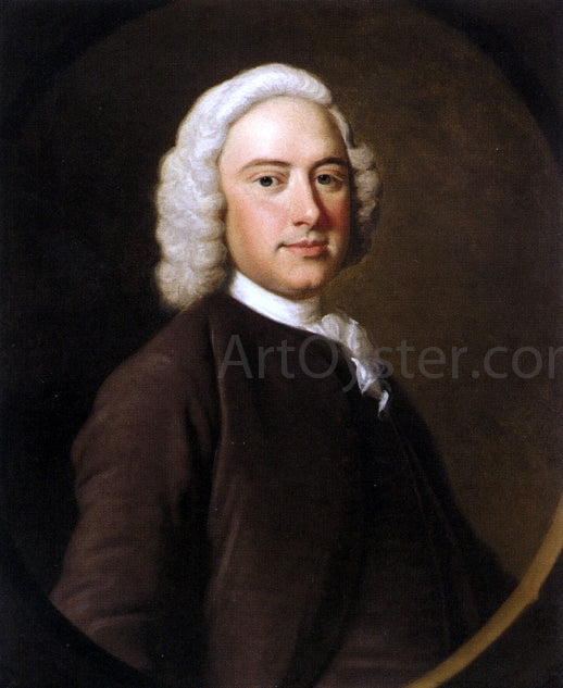  Thomas Hudson Portrait of a Gentleman - Hand Painted Oil Painting