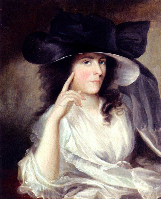 Rev. Matthew William Peters Portrait of a Lady - Hand Painted Oil Painting
