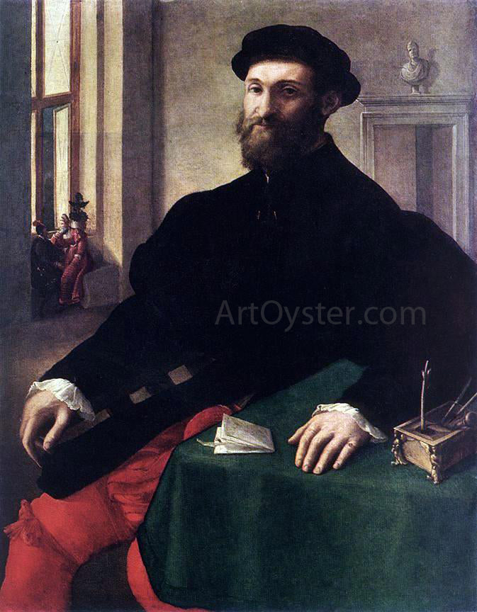  Giulio Campi Portrait of a Man - Hand Painted Oil Painting