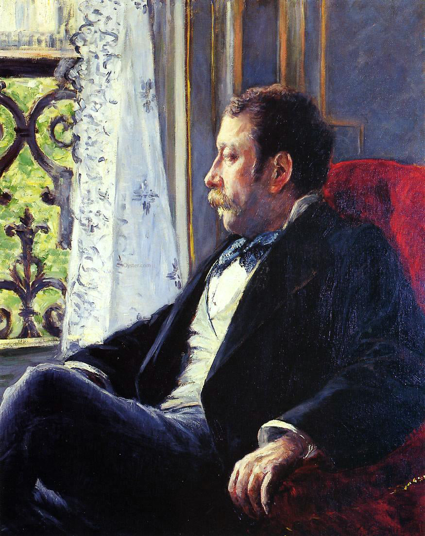  Gustave Caillebotte Portrait of a Man - Hand Painted Oil Painting