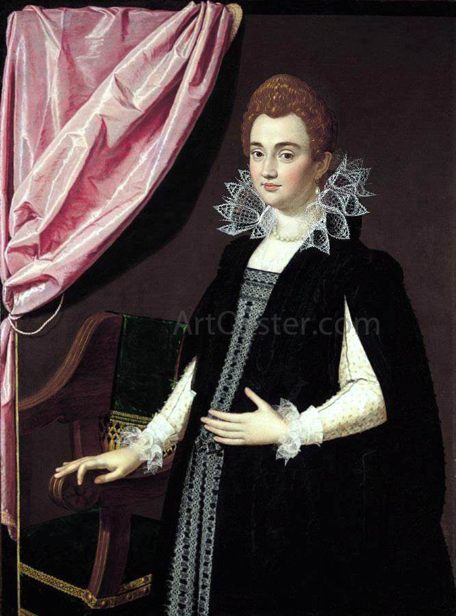  Scipione Pulzone Portrait of a Noblewoman - Hand Painted Oil Painting