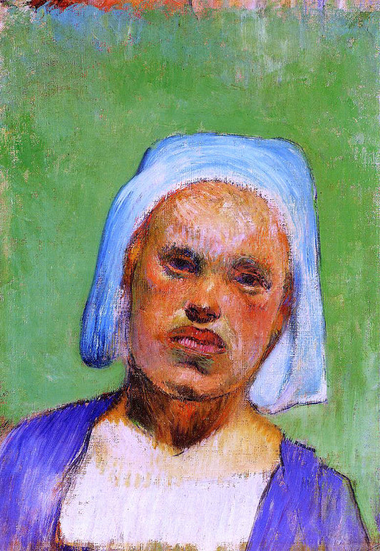  Paul Gauguin Portrait of a Pont-Aven Woman (Marie Louarn?) - Hand Painted Oil Painting