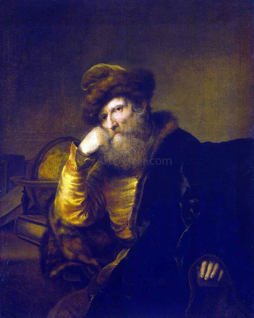  Ferdinand Bol Portrait of a Scholar - Hand Painted Oil Painting