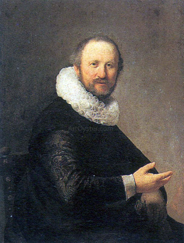  Rembrandt Van Rijn Portrait of a Seated Man - Hand Painted Oil Painting