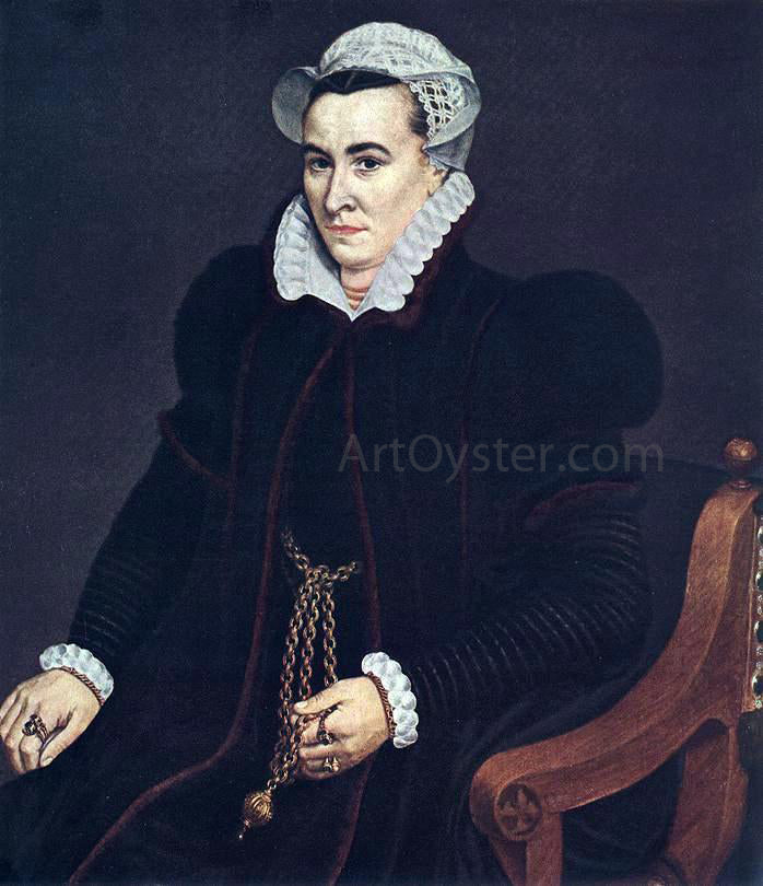  The Elder Frans Pourbus Portrait of a Woman - Hand Painted Oil Painting