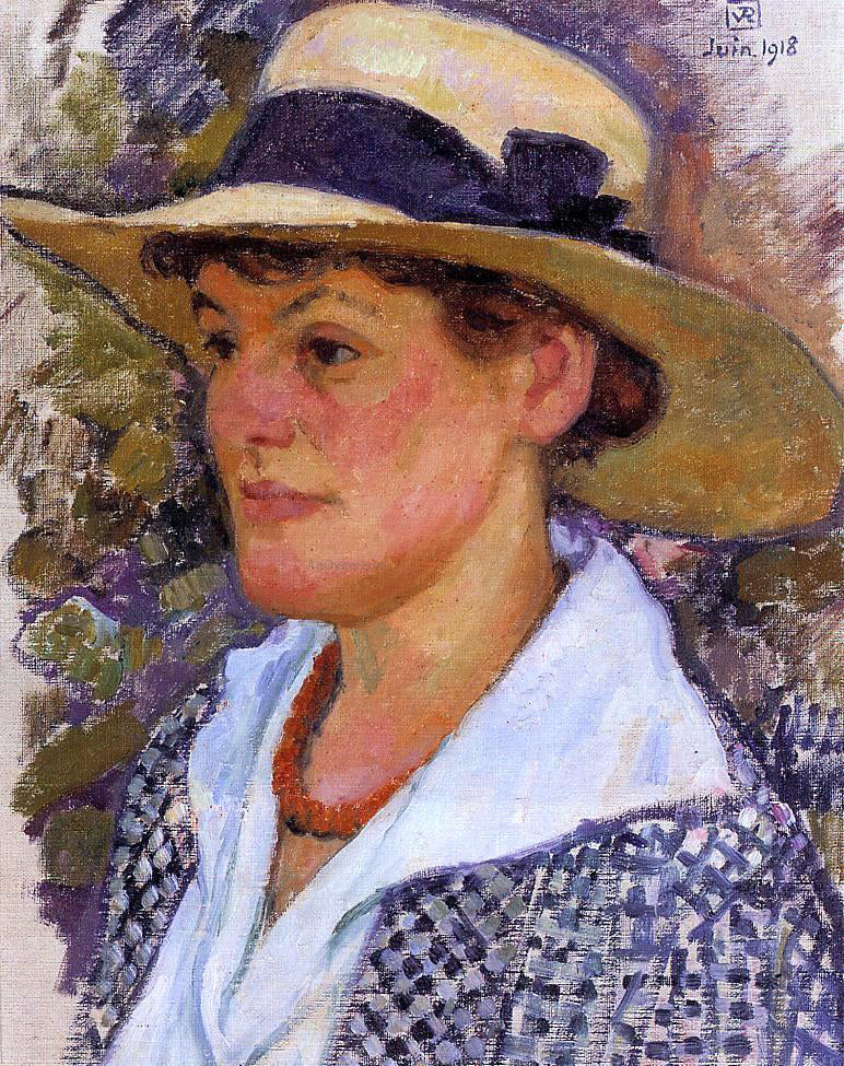  Theo Van Rysselberghe Portrait of a Woman - Hand Painted Oil Painting