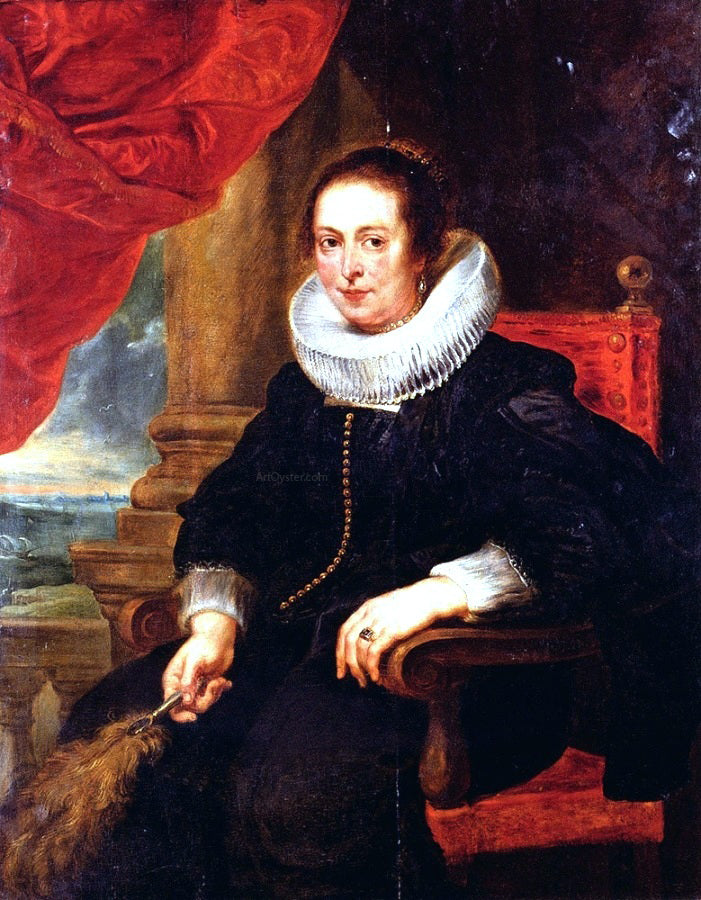  Peter Paul Rubens Portrait of a Woman, Probably His Wife - Hand Painted Oil Painting