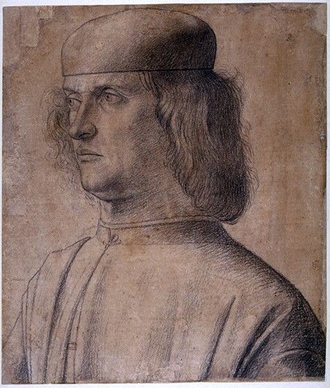  Gentile Bellini Portrait of a Young Man - Hand Painted Oil Painting