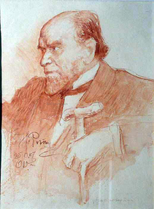  Ilia Efimovich Repin Portrait of Academician A. F. Koni - Hand Painted Oil Painting