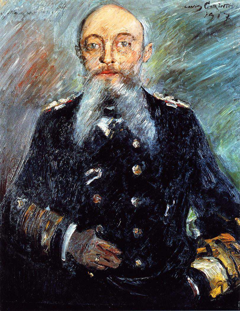  Lovis Corinth Portrait of Admiral Alfred von Tirpitz - Hand Painted Oil Painting