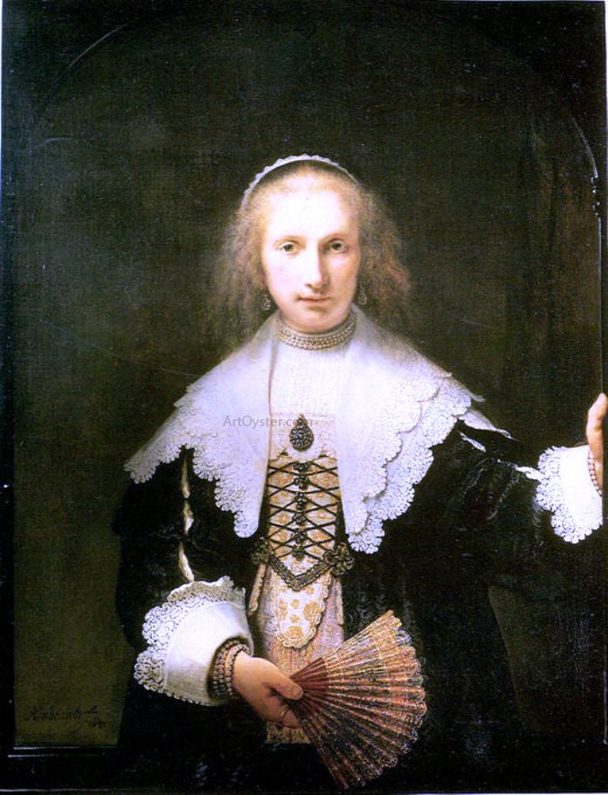  Rembrandt Van Rijn Portrait of Agatha Bas - Hand Painted Oil Painting