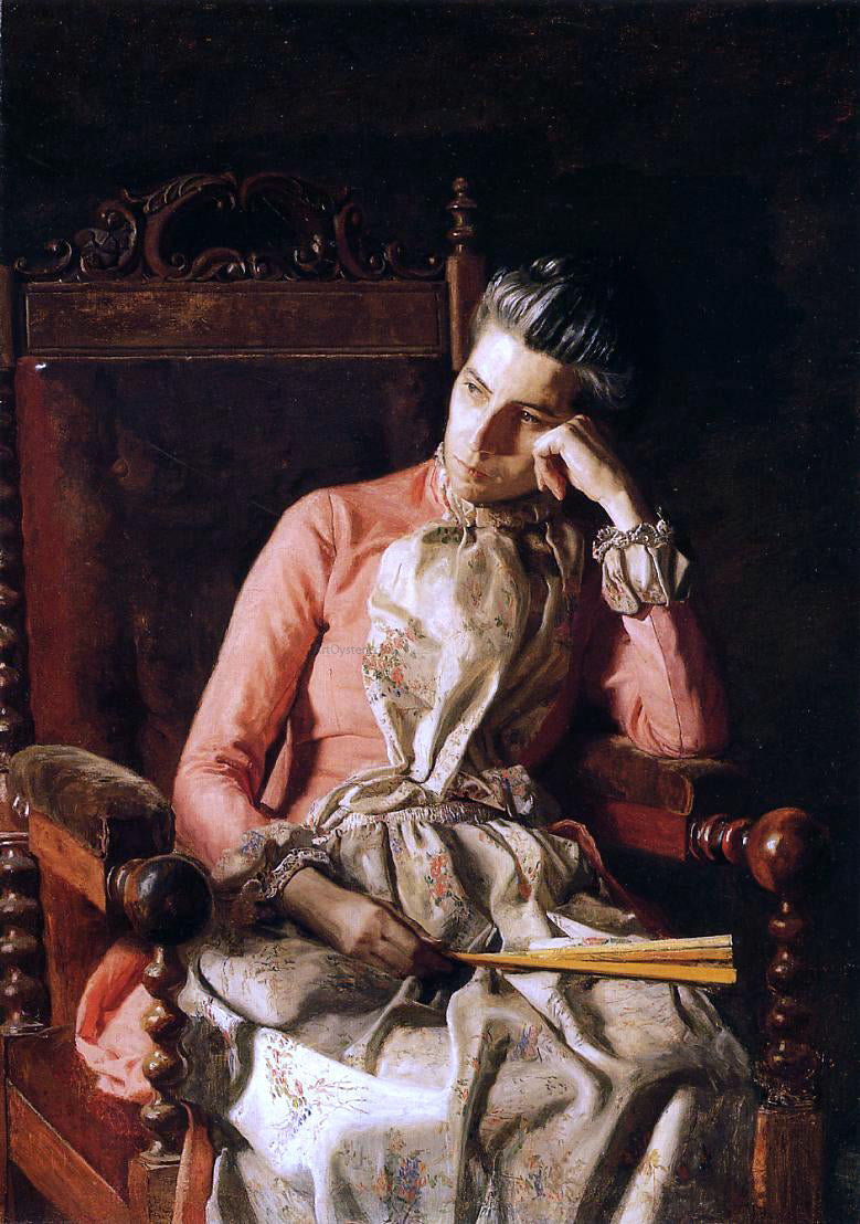  Thomas Eakins Portrait of Amelia C Van Buren - Hand Painted Oil Painting