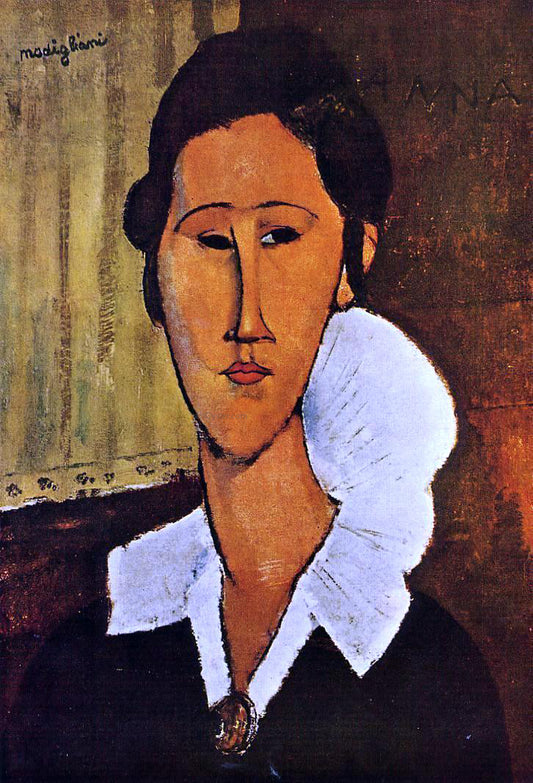  Amedeo Modigliani Portrait of Anna - Hand Painted Oil Painting