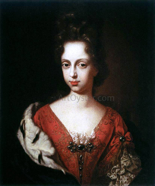  Anton Domenico Gabbiani Portrait of Anna Maria Luisa de' Medici as a Young Woman - Hand Painted Oil Painting