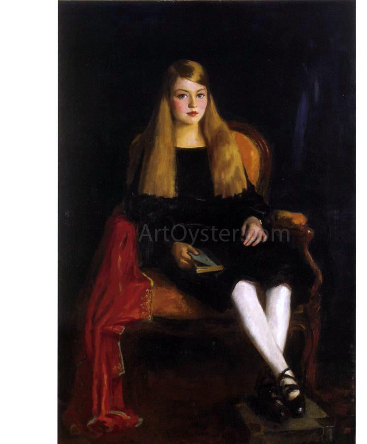  Robert Henri Portrait of Anne M. Tucker - Hand Painted Oil Painting