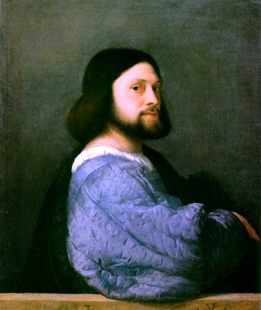  Titian Portrait of Ariosto - Hand Painted Oil Painting