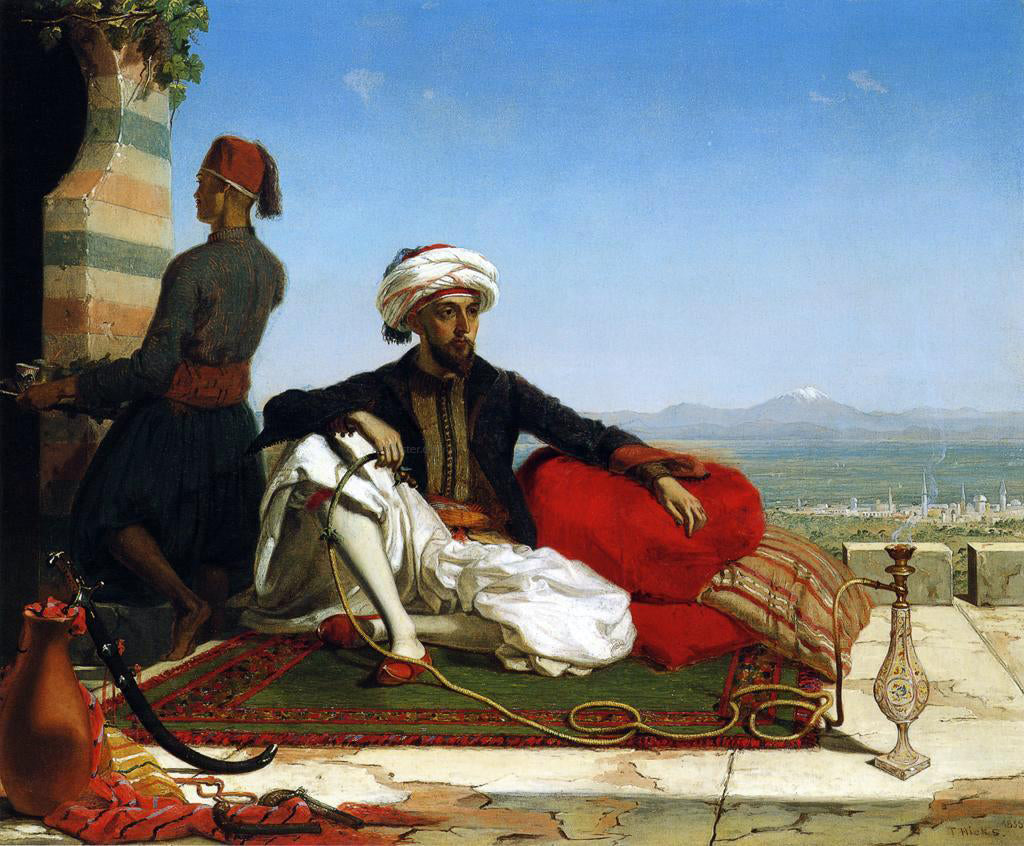  Thomas Hicks Portrait of Bayard Taylor - Hand Painted Oil Painting