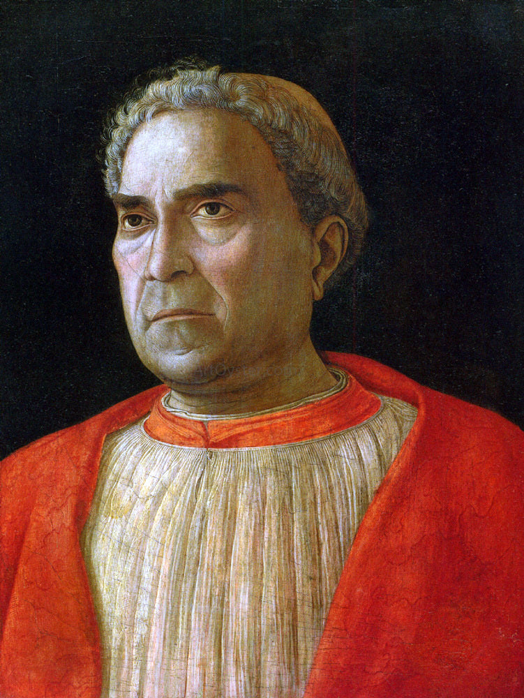  Andrea Mantegna Portrait of Cardinal Lodovico Trevisano - Hand Painted Oil Painting