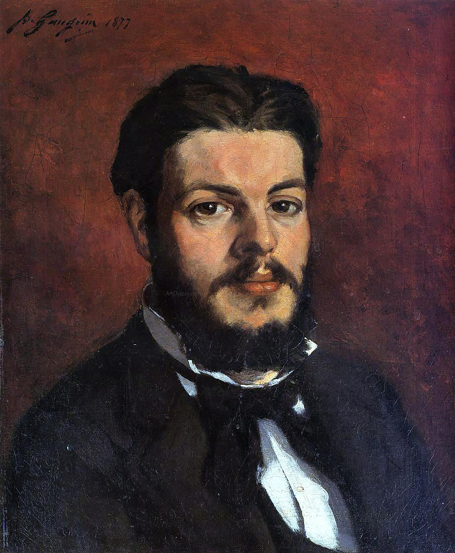  Paul Gauguin Portrait of Claude Antoine Charles Favre - Hand Painted Oil Painting