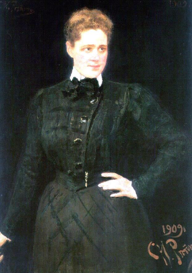  Ilia Efimovich Repin Portrait of Countess Sophia Vladimirovna Panina - Hand Painted Oil Painting