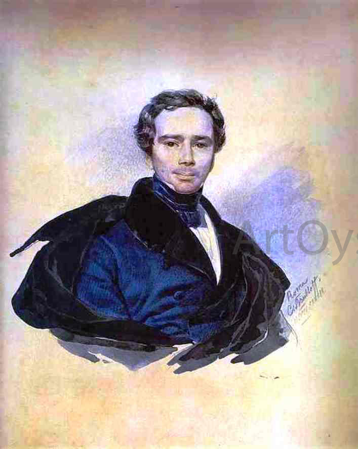  Karl Pavlovich Brulloff Portrait of F. F. Golytzin - Hand Painted Oil Painting