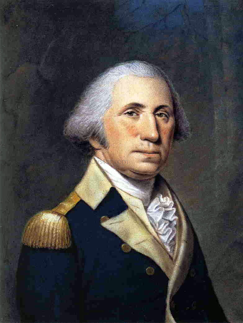  Ellen Wallace Sharples Portrait of George Washington - Hand Painted Oil Painting