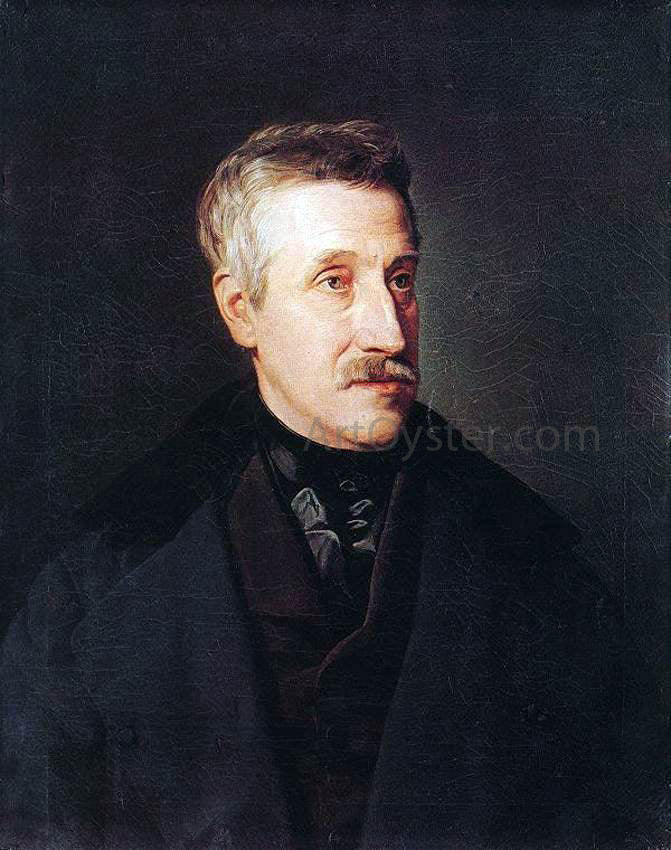  Ferdinand Georg Waldmuller Portrait of Gyorgy Gaal - Hand Painted Oil Painting