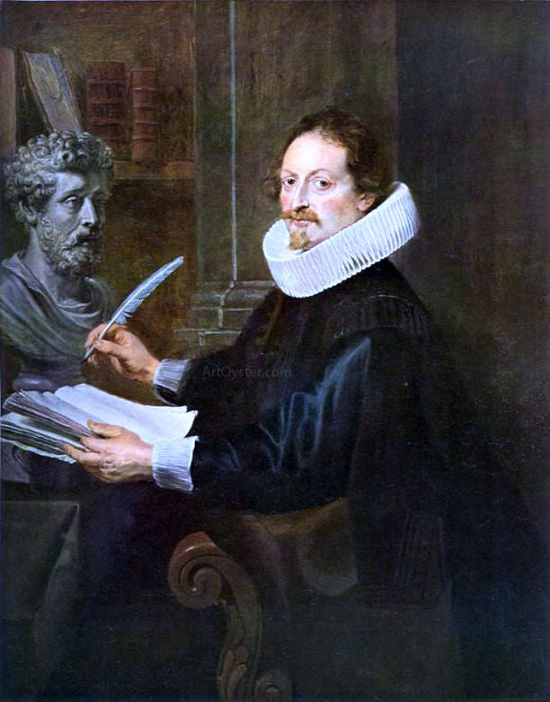  Peter Paul Rubens Portrait of Haspar Hevarts - Hand Painted Oil Painting