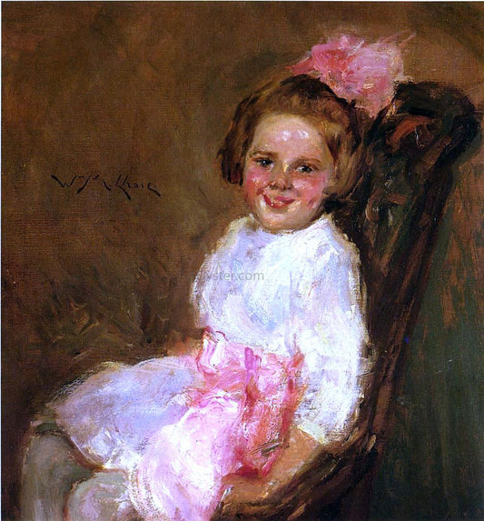  William Merritt Chase Portrait of Helen, Daughter of the Artist - Hand Painted Oil Painting