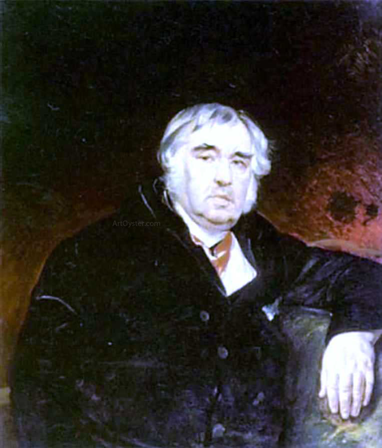  Karl Pavlovich Brulloff Portrait of I. A. Krylov - Hand Painted Oil Painting