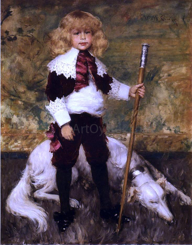 William Merritt Chase Portrait of James Rapelje Howell - Hand Painted Oil Painting