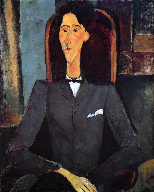  Amedeo Modigliani Portrait of Jean Cocteau - Hand Painted Oil Painting