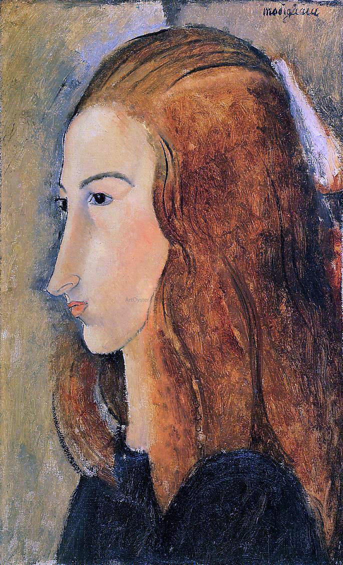  Amedeo Modigliani Portrait of Jeanne Hebuterne - Hand Painted Oil Painting