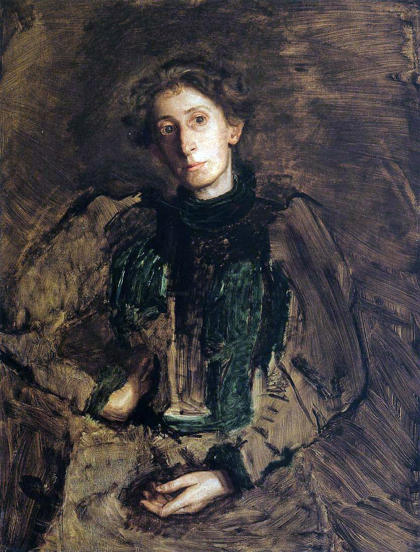  Thomas Eakins Portrait of Jennie Dean Kershaw - Hand Painted Oil Painting
