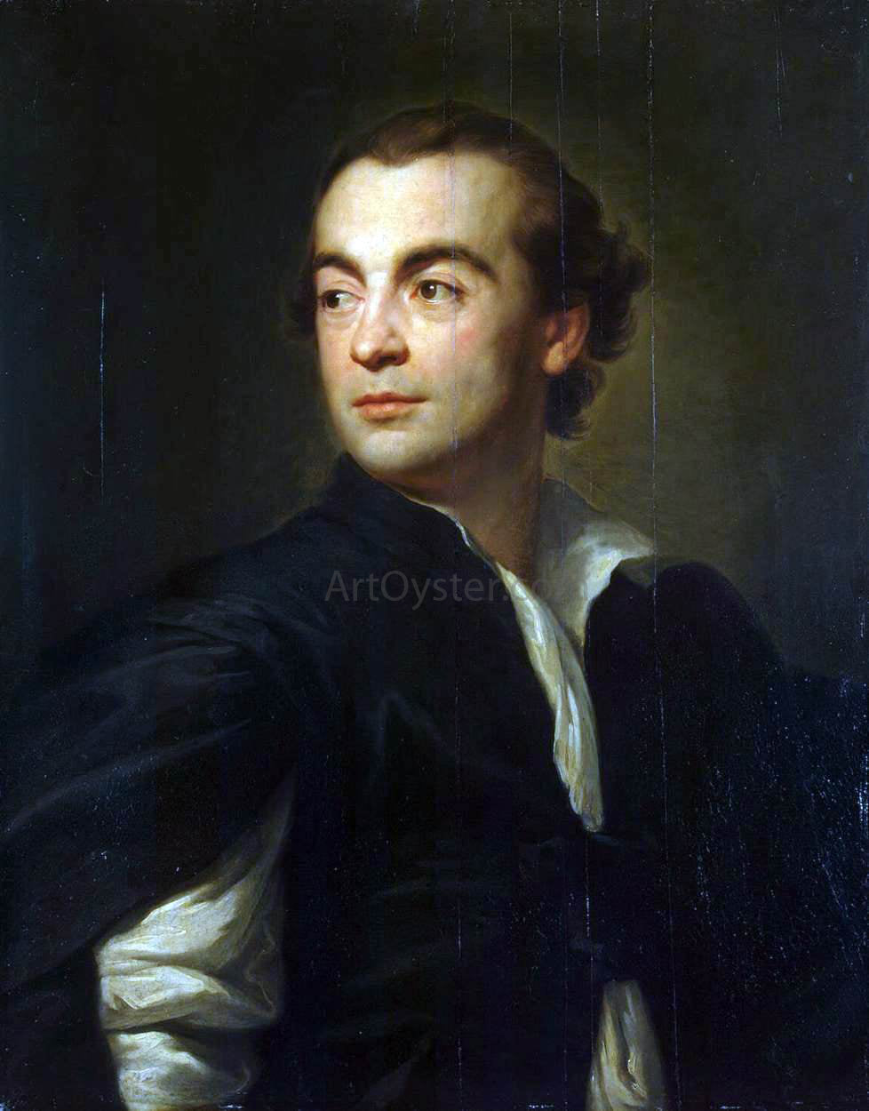  Anton Raphael Mengs Portrait of Johann Joachim Winckelmann - Hand Painted Oil Painting