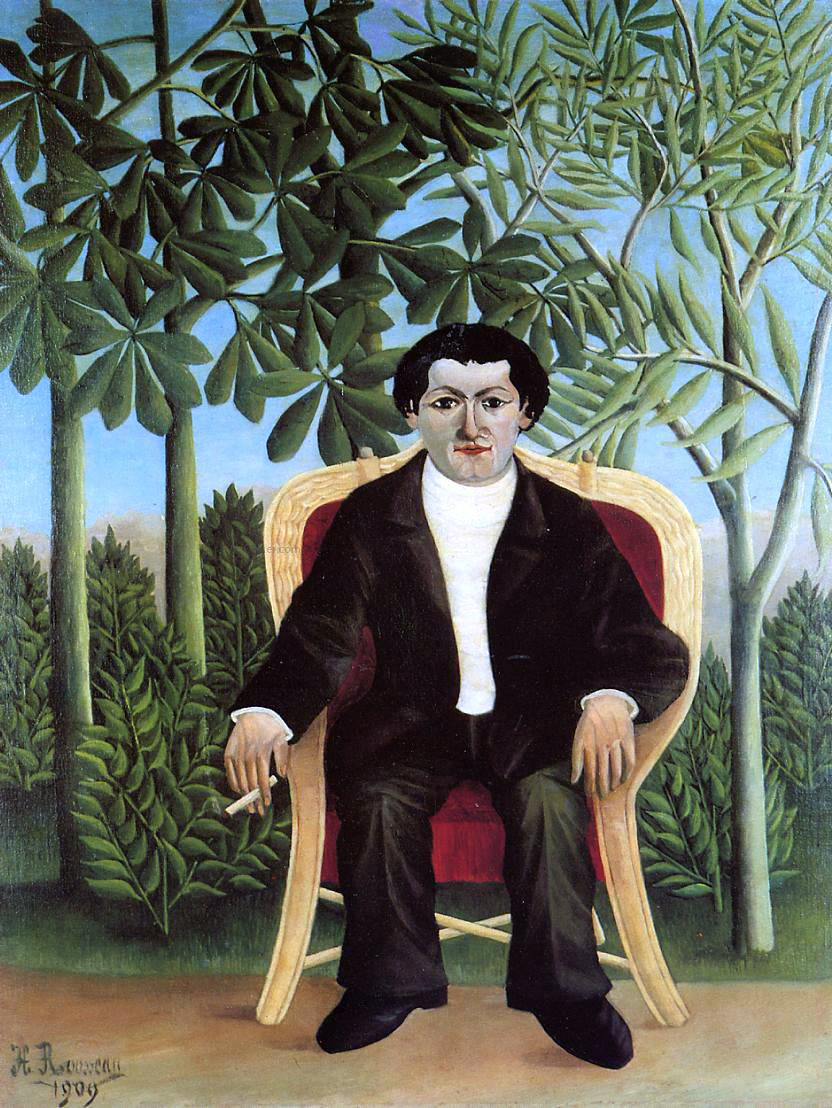  Henri Rousseau Portrait of Joseph Brummer - Hand Painted Oil Painting