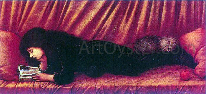  Sir Edward Burne-Jones Portrait of Katie Lewis - Hand Painted Oil Painting