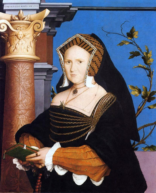  The Younger Hans Holbein Portrait of Lady Guildford - Hand Painted Oil Painting