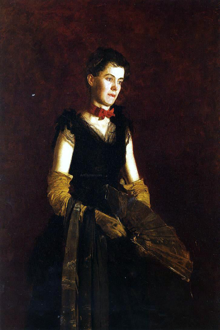  Thomas Eakins Portrait of Letitia Wilson Jordan - Hand Painted Oil Painting