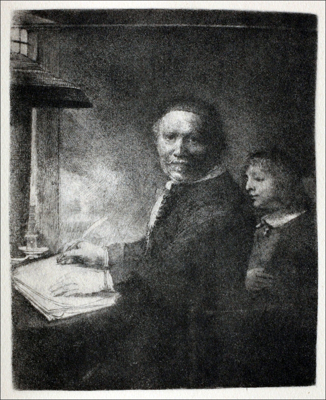  Rembrandt Van Rijn Portrait of Lieven Willemsz van Coppenol - Hand Painted Oil Painting